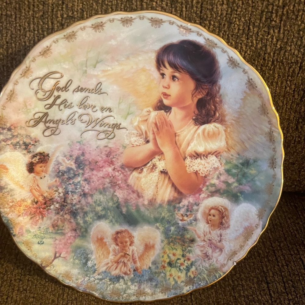 Hanging plate decorative